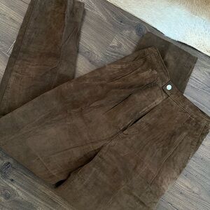 Rocco D'Amelio Brown Straight Leg Pants